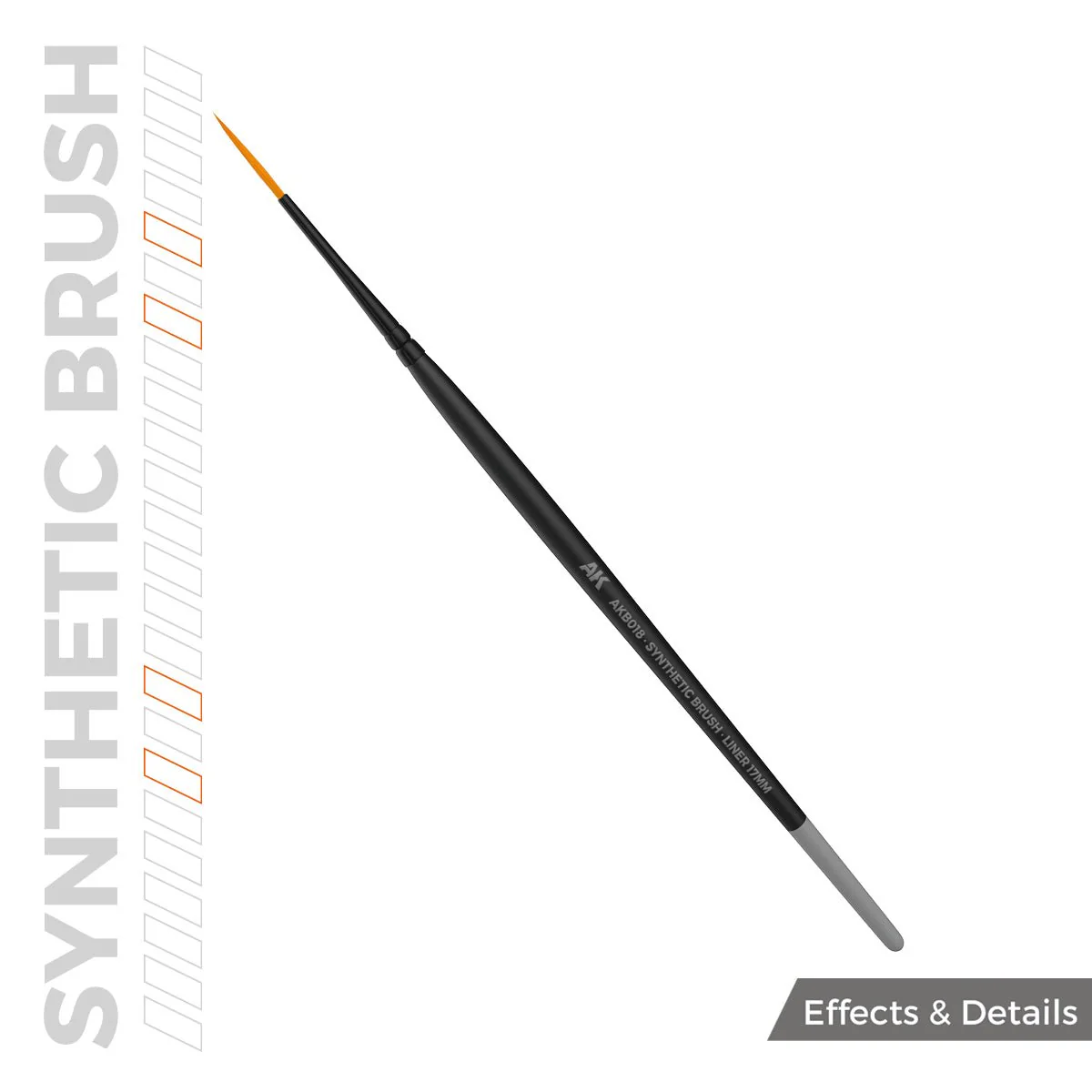 AK Interactive SYNTHETIC BRUSH - LINER 17mm (AKB018) - Image 3