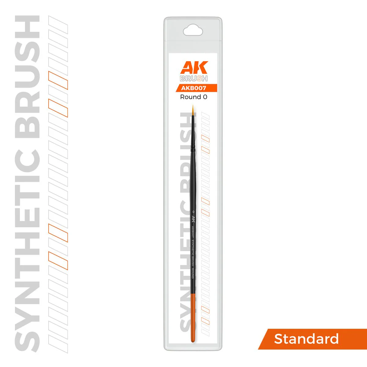 AK Interactive SYNTHETIC BRUSH - ROUND 0 (AKB007) - Image 2