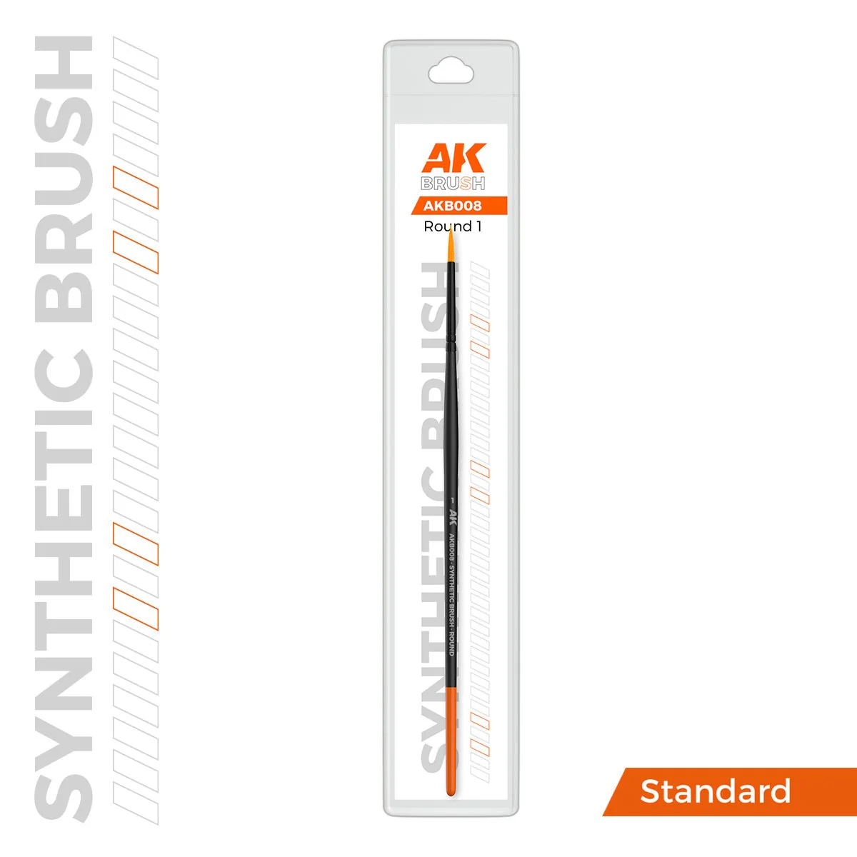 AK Interactive SYNTHETIC BRUSH - ROUND 1 (AKB008) - Image 2