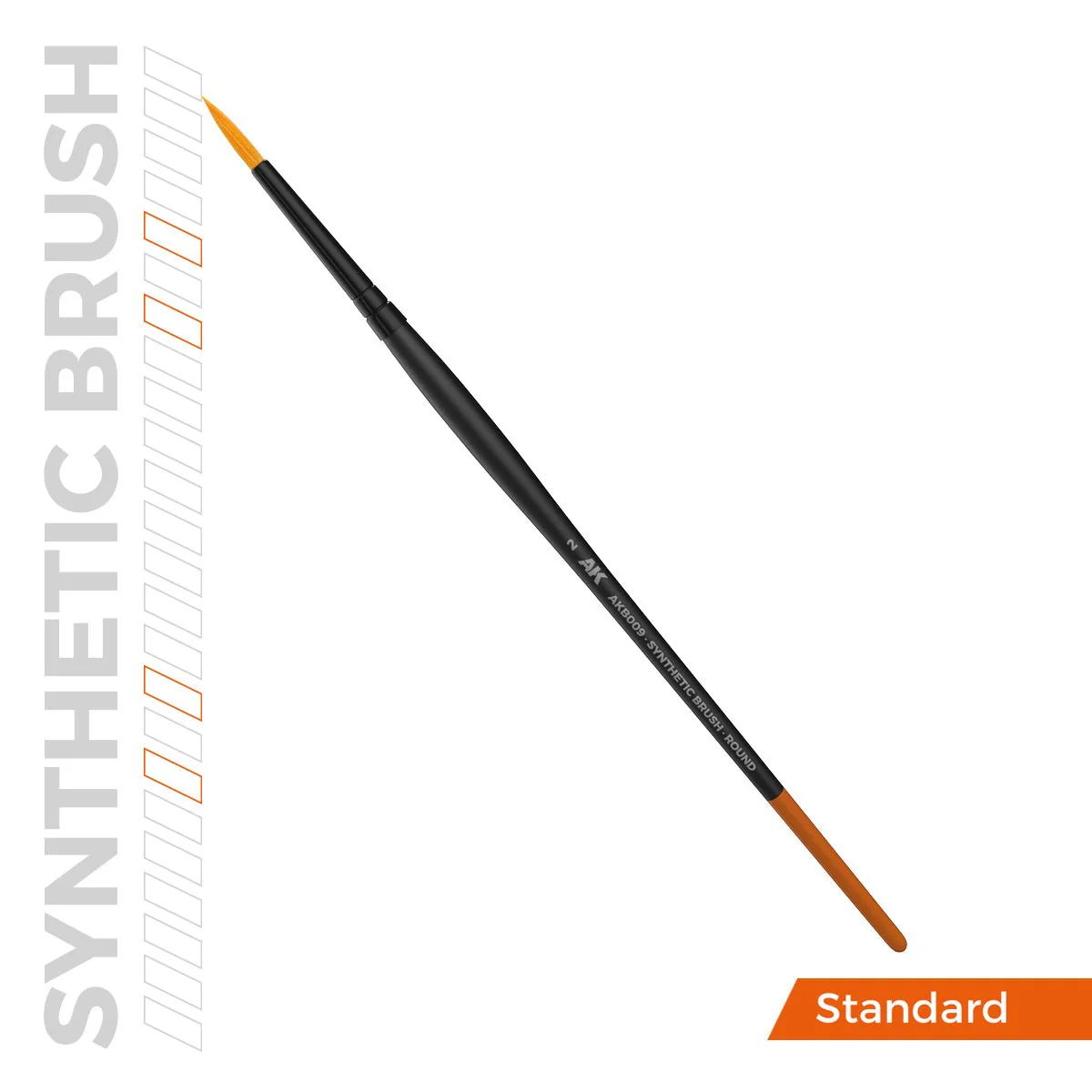 AK Interactive SYNTHETIC BRUSH - ROUND 2 (AKB009) - Image 3