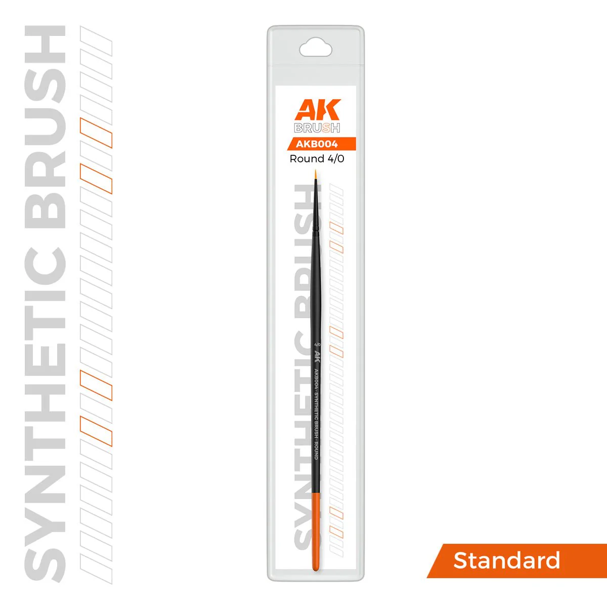 AK Interactive SYNTHETIC BRUSH - ROUND 4/0 (AKB004) - Image 2