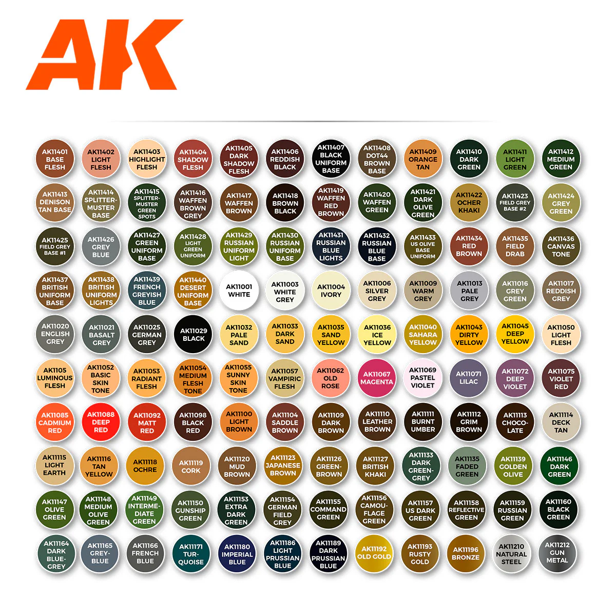 AK Interactive: the Best 120 Colors for Figures (AK11704) - Image 4