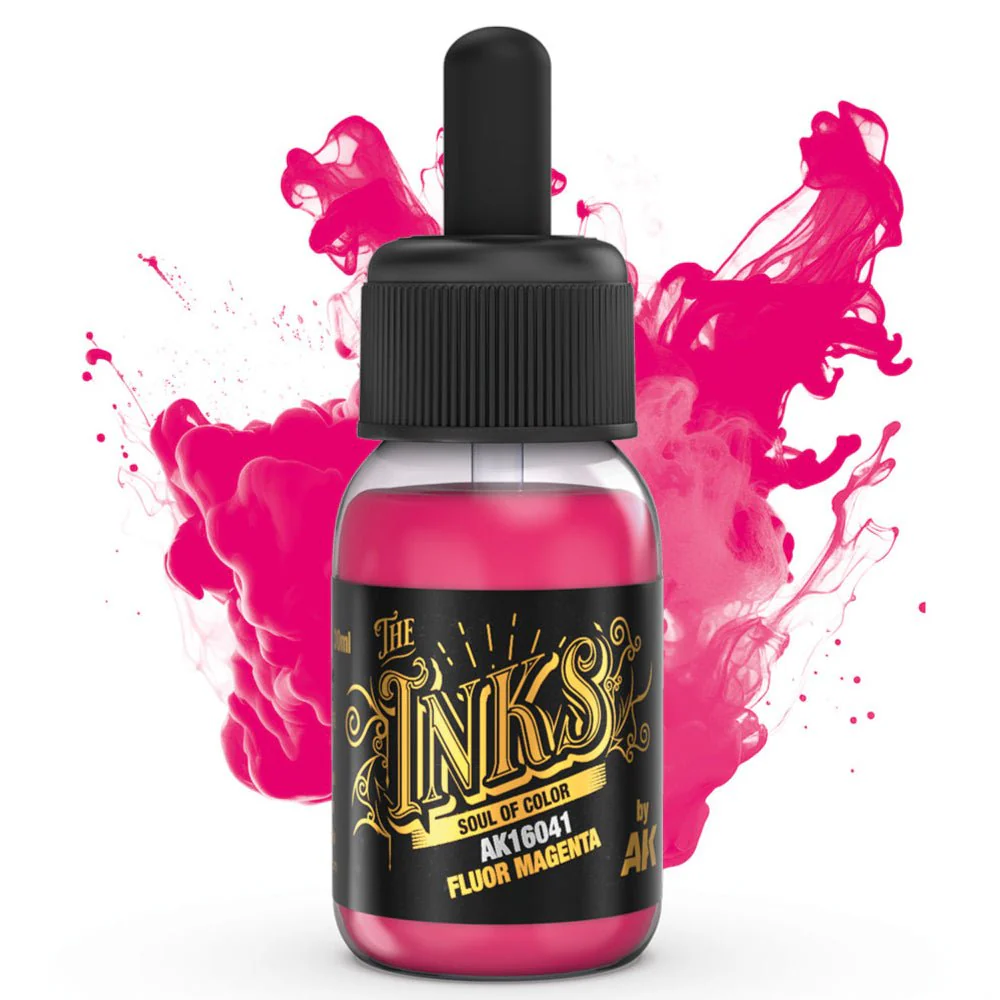 AK Interactive the Inks - Fluor Magenta (AK16041)