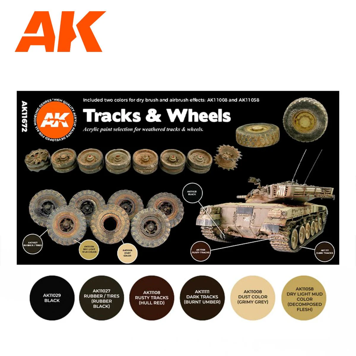 AK Interactive - Tracks and Wheels (AK11672) - Image 2