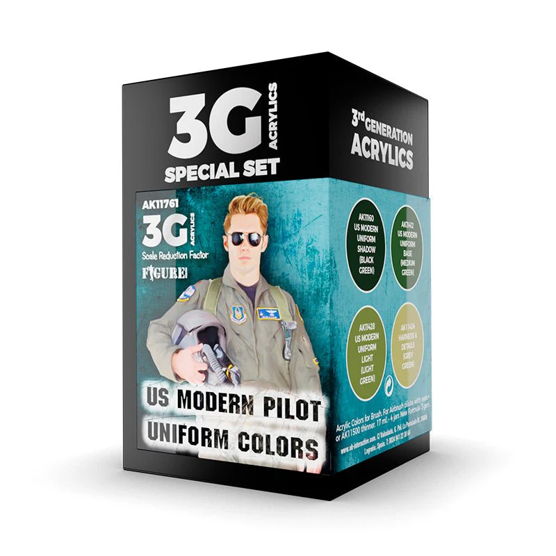 AK Interactive - Us Modern Pilot Uniform Colors 3G (AK11761)