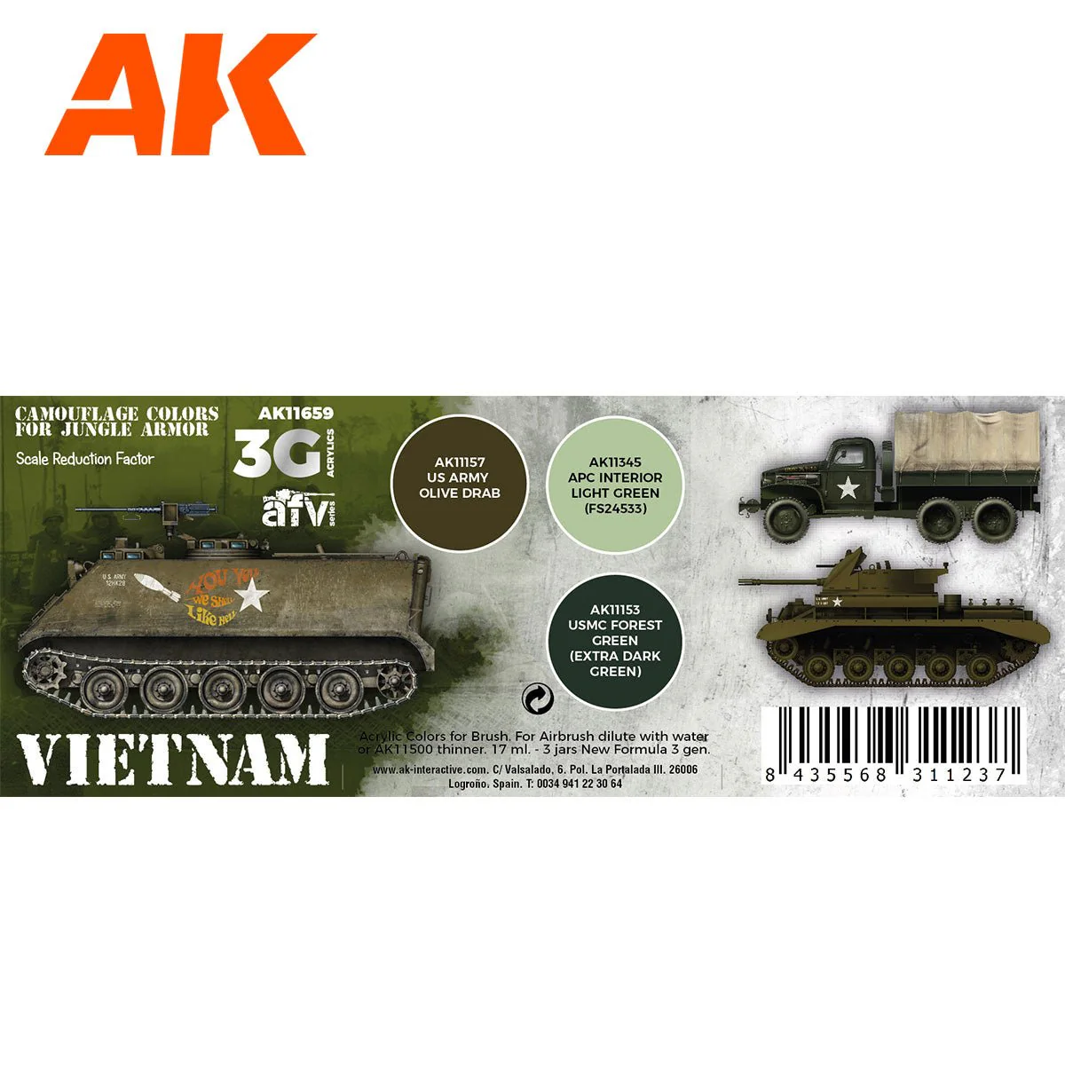 AK Interactive - Vietnam Colors 3G (AK11659) - Image 2