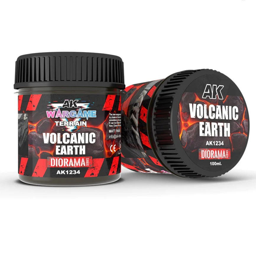 AK Interactive Volcanic Earth - Wargame Terrains - 100ml (AK1234)
