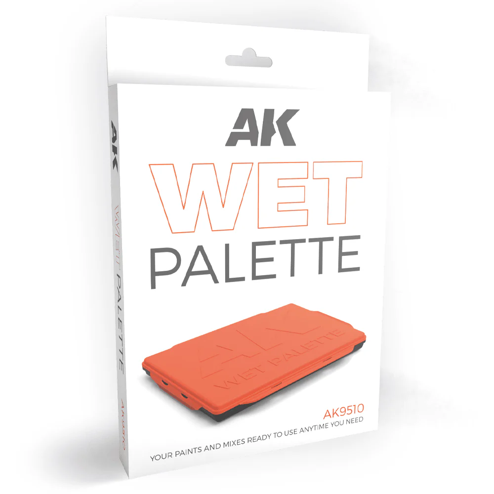 AK Interactive - Wet Palette with 40 Paper Sheets and 2 Wipes (AK9510)