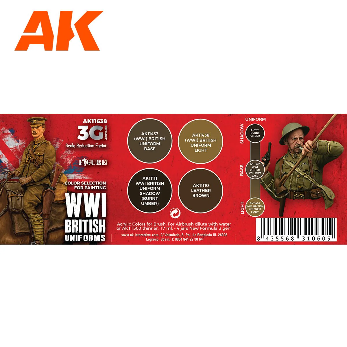AK Interactive - WWI British Uniforms 3G (AK11638) - Image 2
