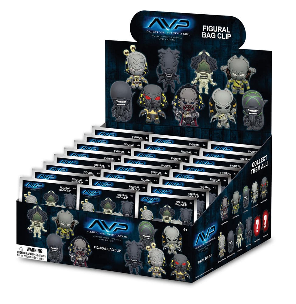 Alien vs. Predator 3D PVC Bag Clips - Image 3