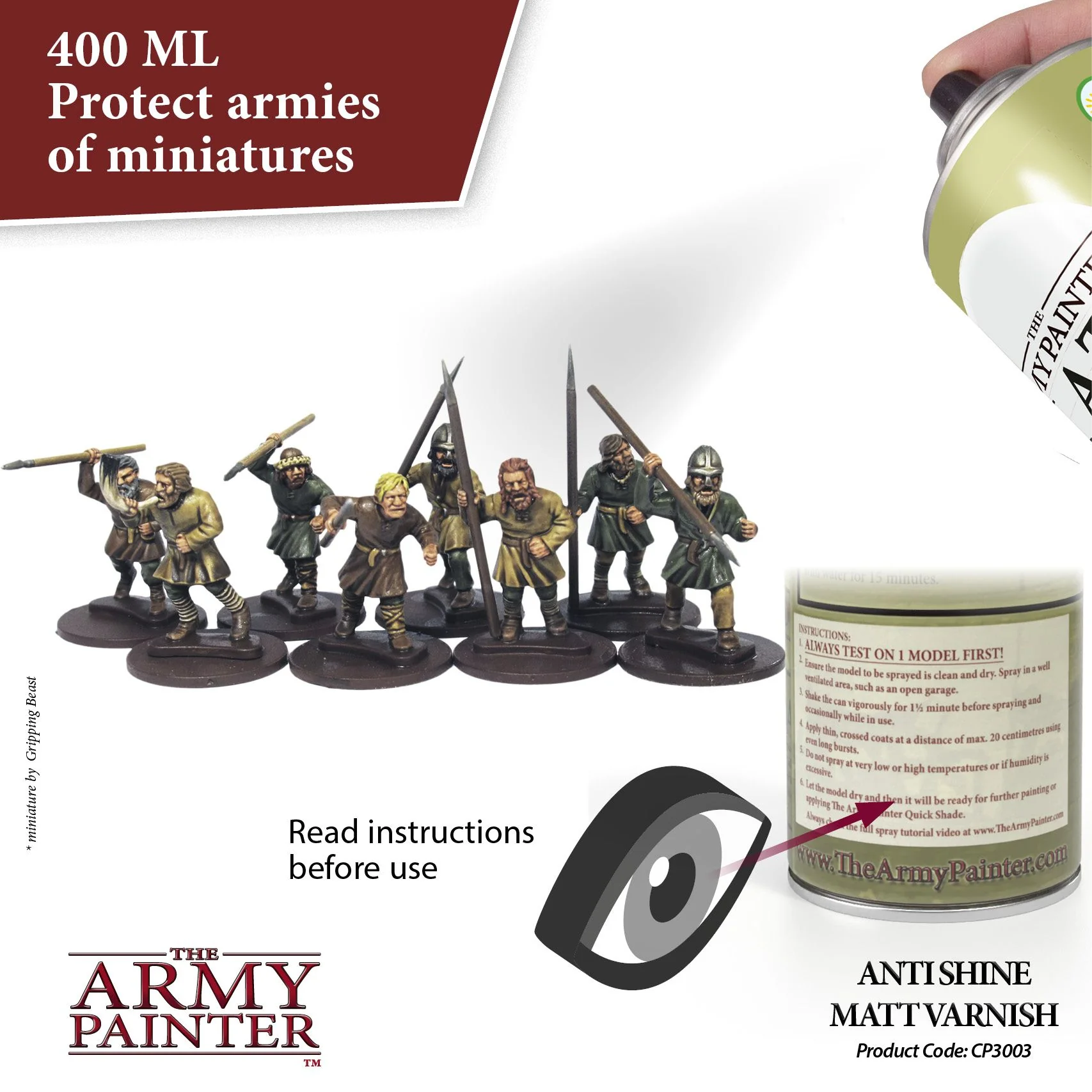 Army Painter - Anti-Shine, Matt Varnish (400ml) - Image 5
