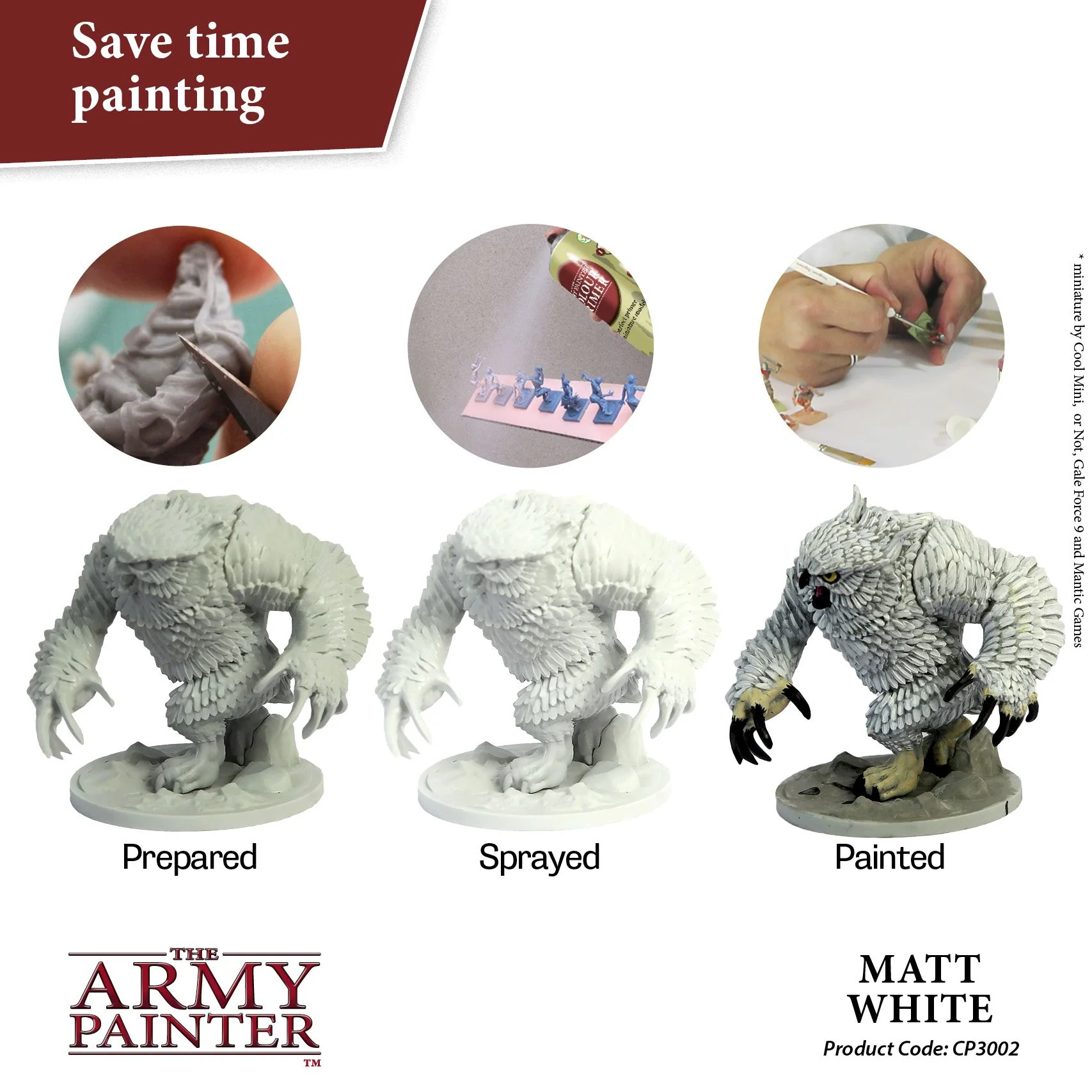 Army Painter Base Primer - Matt White (400ml) - Image 2