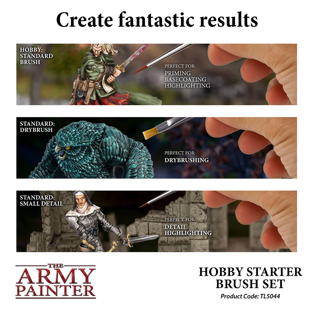 Army Painter Hobby Starter Brush Set - Image 2