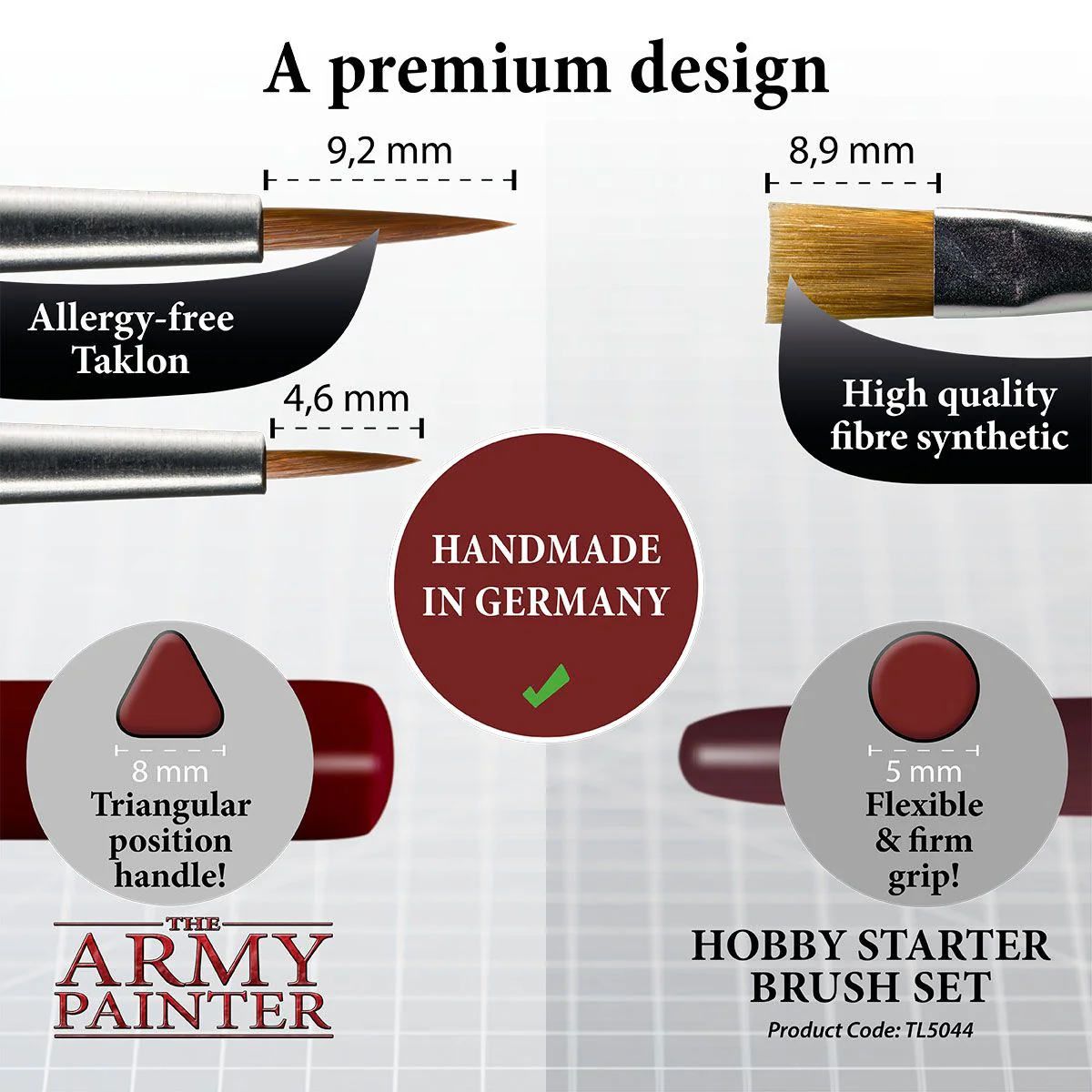 Army Painter Hobby Starter Brush Set - Image 3