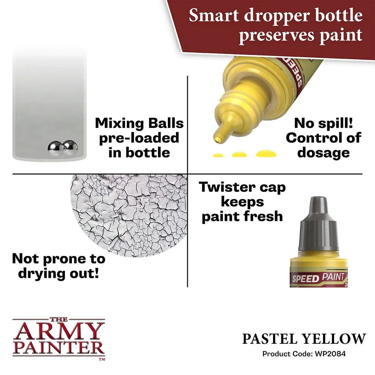 Army Painter Speedpaint 2.0 - Pastel Yellow WP2084 - Image 4