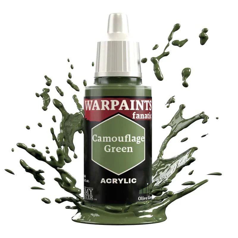 Army Painter Warpaints Fanatic: Camouflage Green 18ml - Image 2