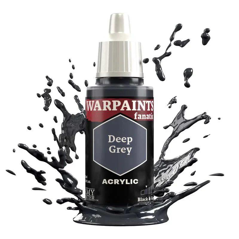 Army Painter Warpaints Fanatic: Deep Grey 18ml - Image 2