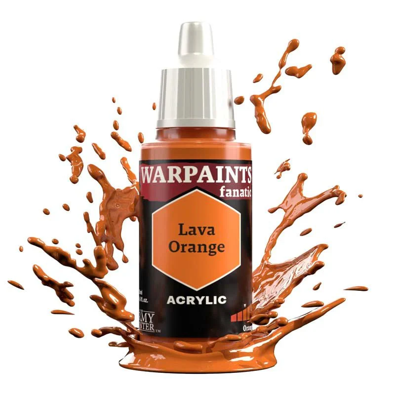 Army Painter Warpaints Fanatic: Lava Orange 18ml - Image 2