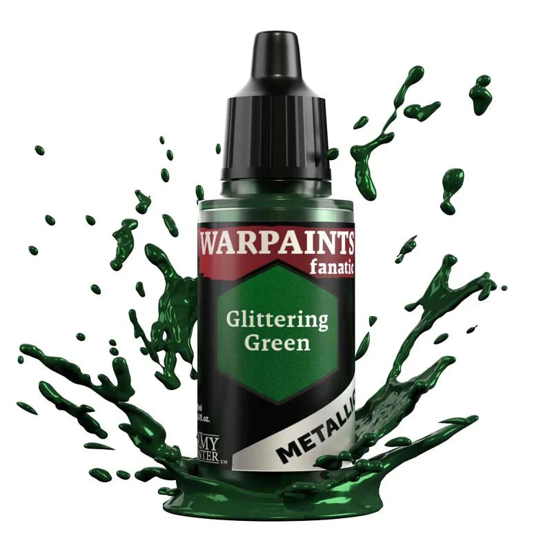 Army Painter Warpaints Fanatic Metallic: Glittering Green 18ml - Image 2