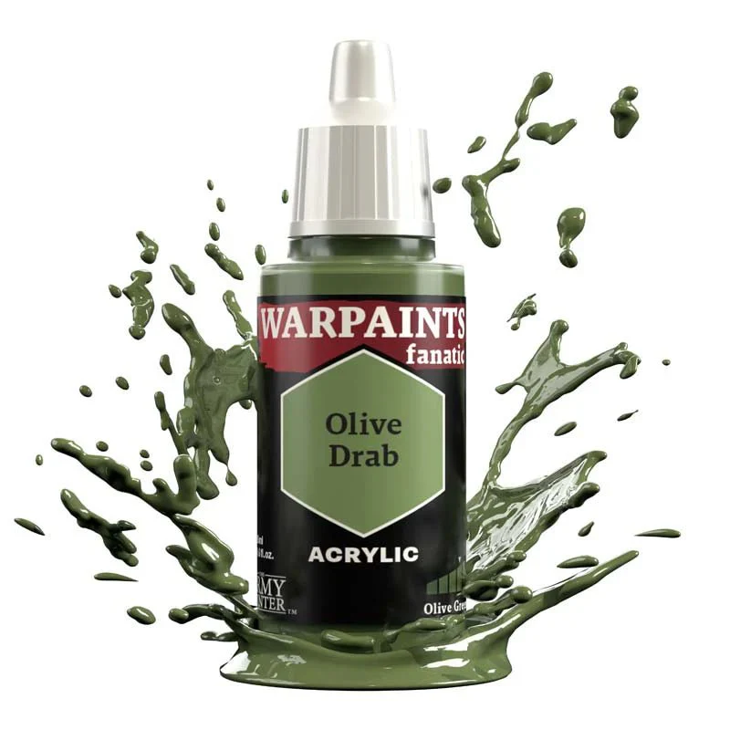 Army Painter Warpaints Fanatic: Olive Drab 18ml - Image 2
