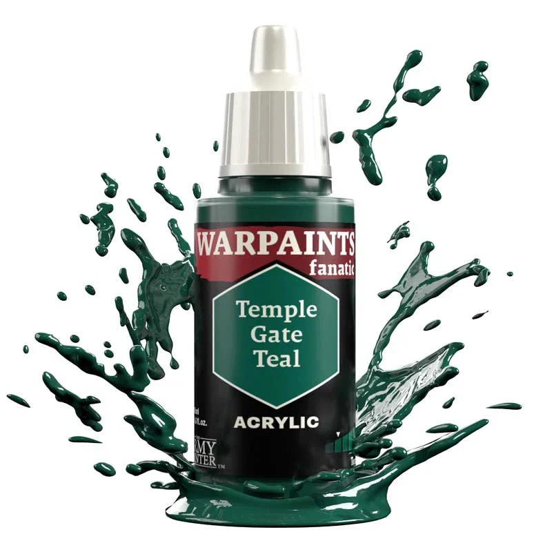 Army Painter Warpaints Fanatic: Temple Gate Teal 18ml - Image 2