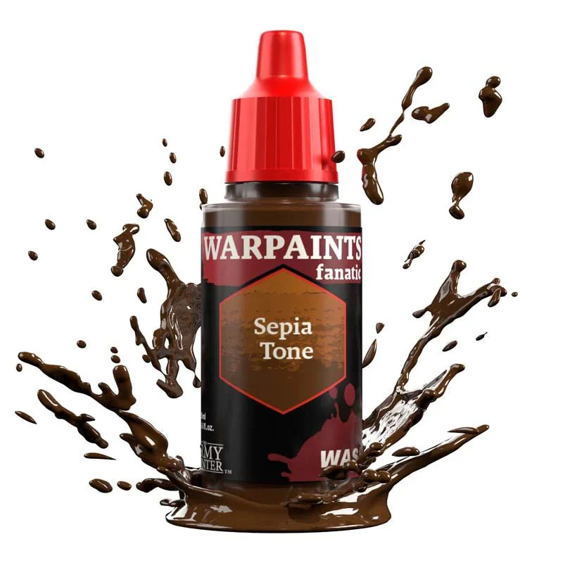 Army Painter Warpaints Fanatic Wash: Sepia Tone 18ml - Image 2