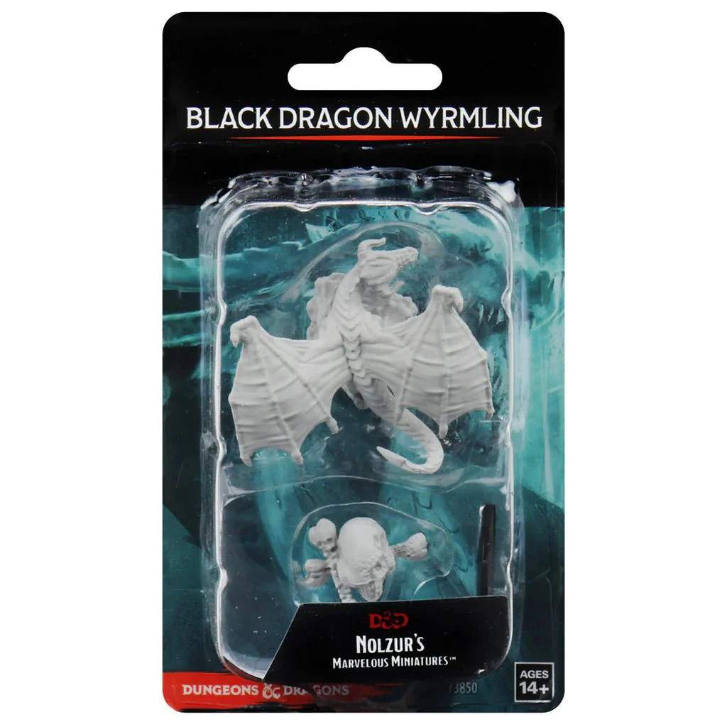 Black Dragon Wyrmling - Dungeons & Dragons Nolzur’s Marvelous Miniatures