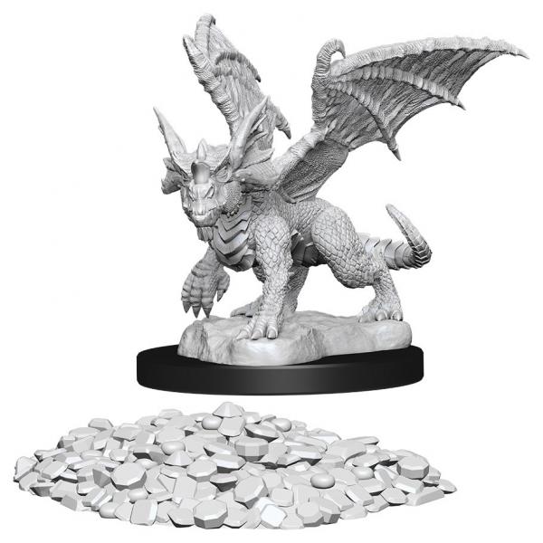 Blue Dragon Wyrmling: D&D Nolzur's Marvelous Unpainted Miniatures (W10)