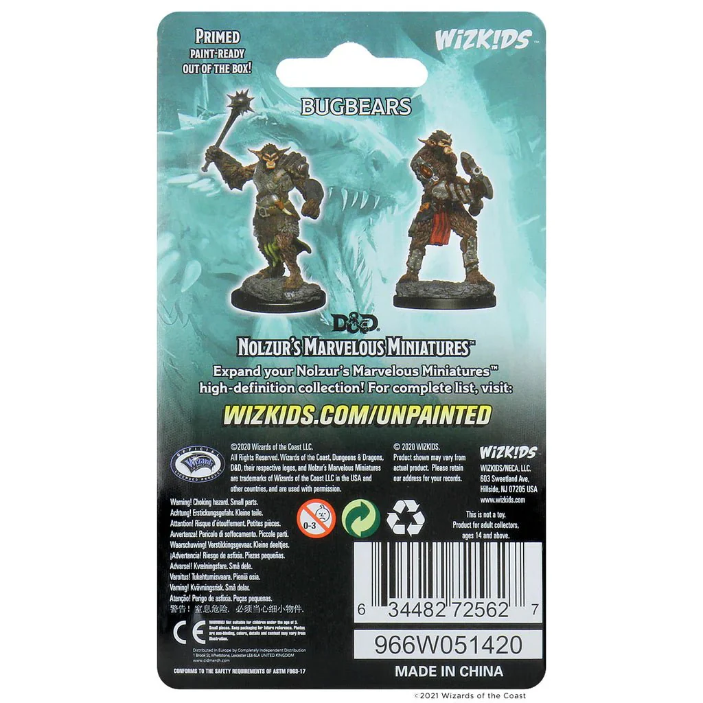 Bugbears: D&D Nolzur's Marvelous Unpainted Miniatures (W1) 100D&D - Image 3