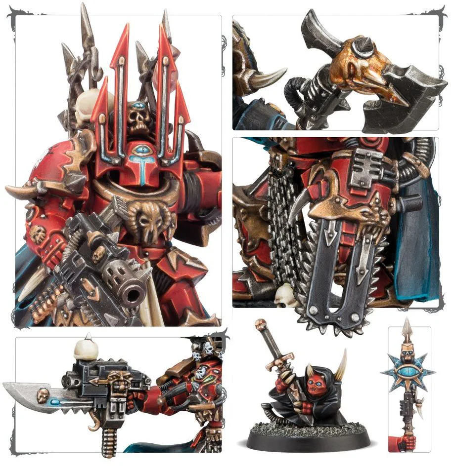 Chaos Space Marines: Chaos Lord in Terminator Armour - Image 4