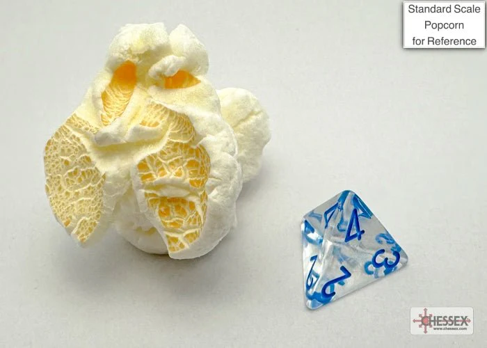 Chessex - Mini Borealis Polyhedral 7 Die Set - Luminary Icicle light Blue - Image 4