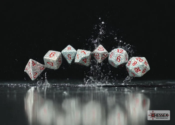 Chessex - Speckled Polyhedral 7 Dice Set - Air - Image 2