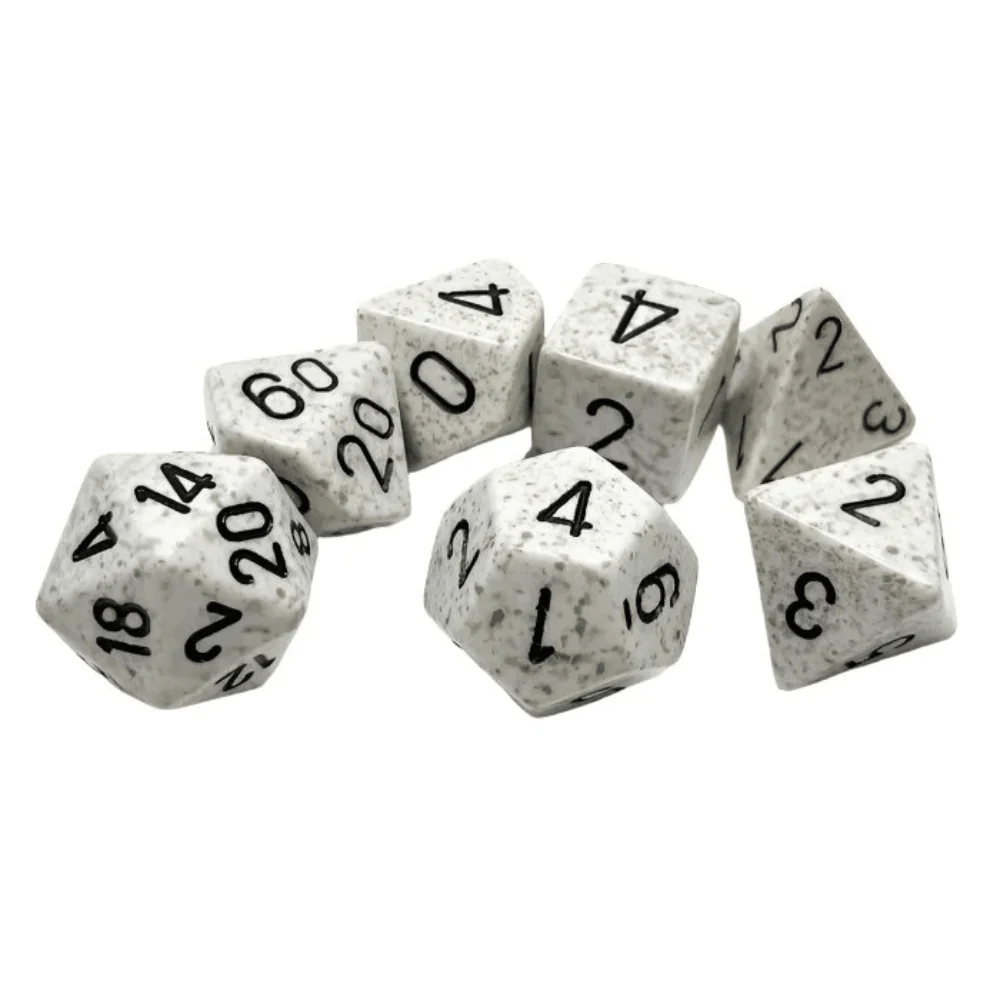 Chessex - Speckled Polyhedral 7 Dice Set - Arctic Camo