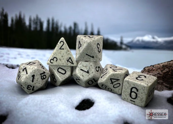 Chessex - Speckled Polyhedral 7 Dice Set - Arctic Camo - Image 2
