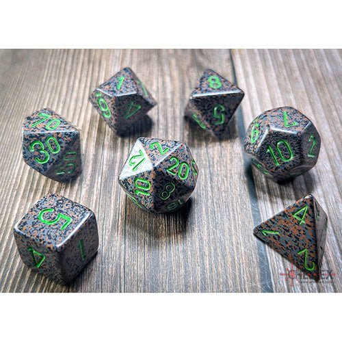 Chessex - Speckled Polyhedral 7 Dice Set - Earth - Image 4