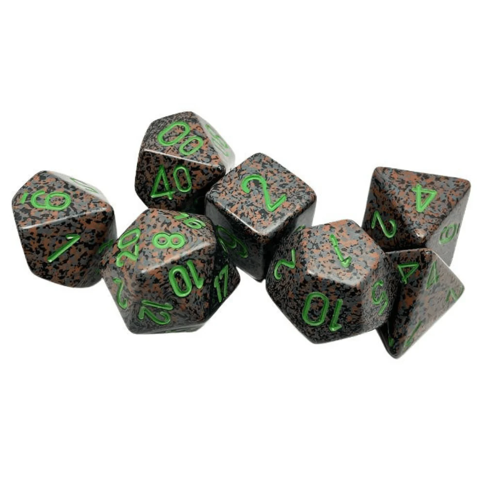 Chessex - Speckled Polyhedral 7 Dice Set - Earth - Image 5