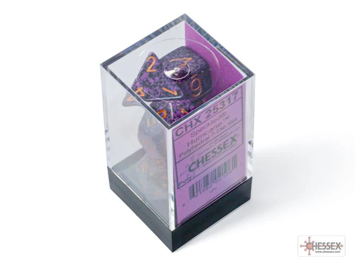 Chessex - Speckled Polyhedral 7 Dice Set - Hurricane - Image 3