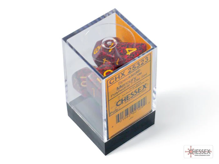 Chessex - Speckled Polyhedral 7 Dice Set - Mercury - Image 3