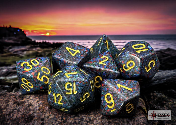 Chessex - Speckled Polyhedral 7 Dice Set - Twilight - Image 2