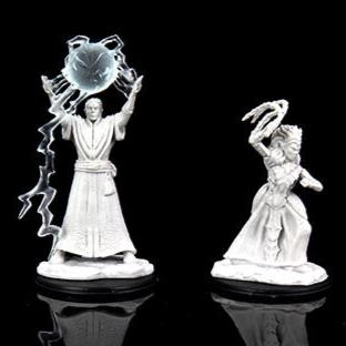 D&D Nolzurs Marvelous Miniatures: Drow Mage & Drow Priestess - Wave 12 - Image 2
