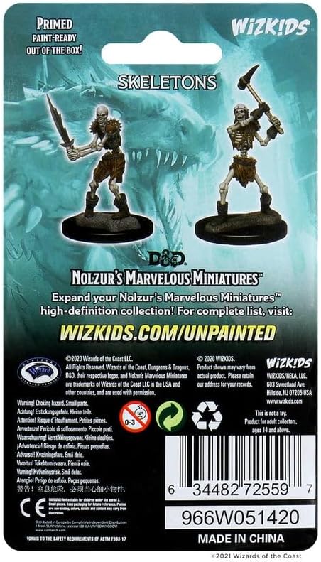 D&D Nolzurs Marvelous Miniatures: Skeletons - Wave 1 - Image 5