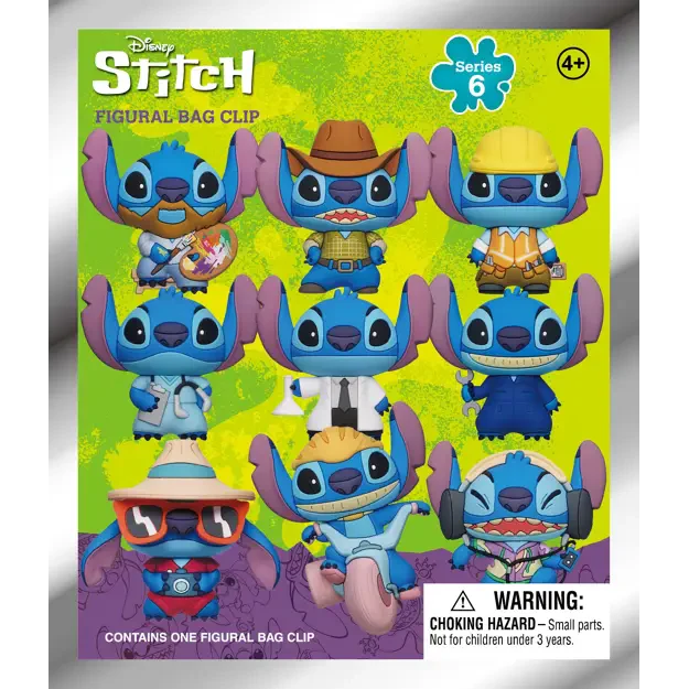 Disney's Stitch Series 6 Bag Clips