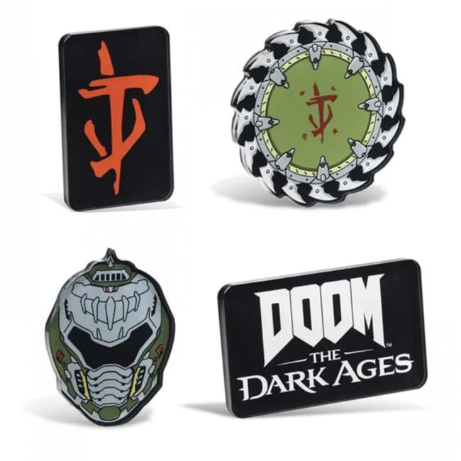 Doom The Dark Ages Fridge Magnet Set