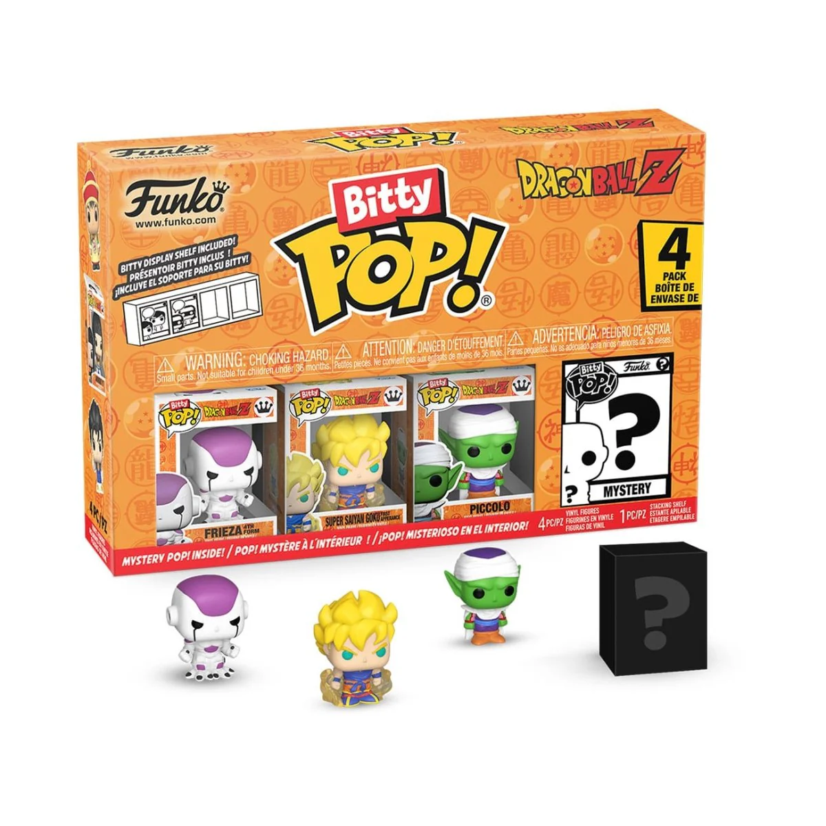 Dragon Ball Bitty POP! 4-Pack Series 4 2,5cm - Limited Chase Edition