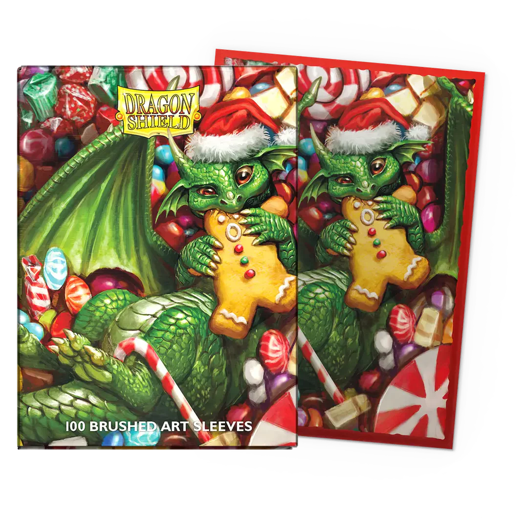 Dragon Shield - Brushed Art Standard Size Sleeves 100pk - Christmas 2024 - Image 2
