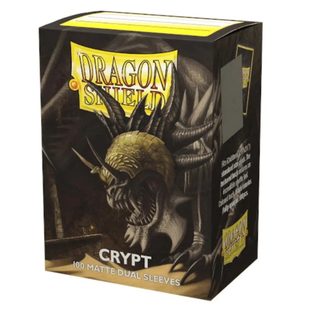 Dragon Shield - Matte Dual Standard Size Sleeves 100pk - Crypt Neonen