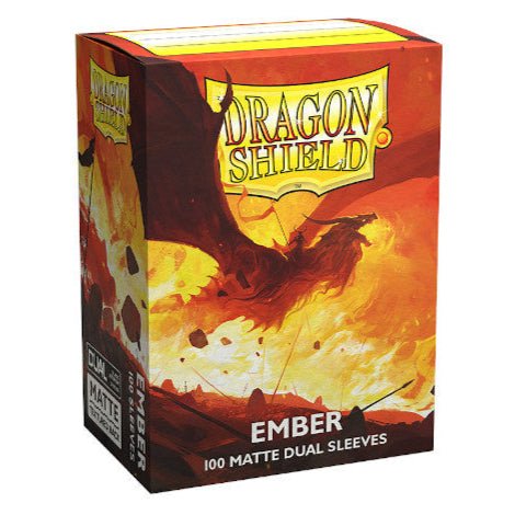 Dragon Shield - Matte Dual Standard Size Sleeves 100pk - Ember