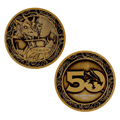 Dungeons & Dragons - 50th Anniversary Antique Gold Coin - Image 2