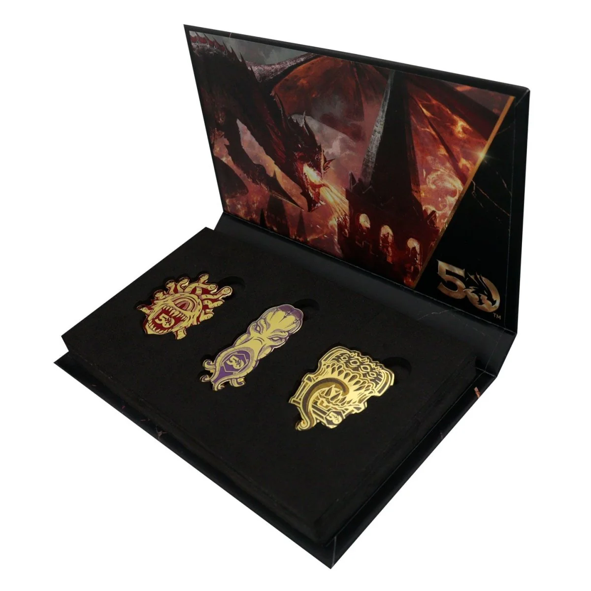 Dungeons & Dragons 50th Anniversary Set of 3 Pin Badges - Image 3