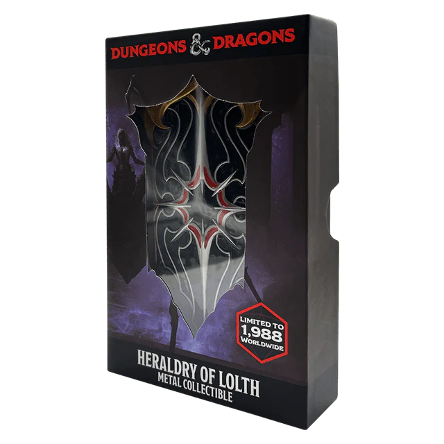 Dungeons & Dragons - Limited Edition Spider Queen Ingot (Heraldry of Lolth)
